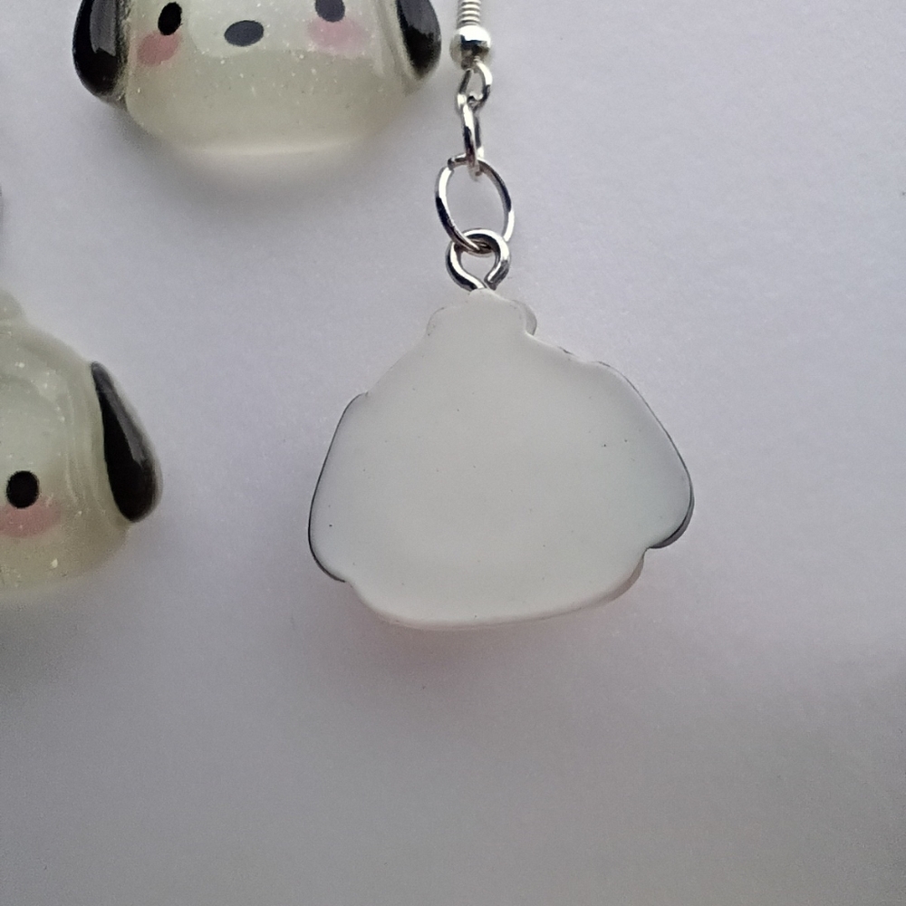 2/$10 Sanrio Pochacco Earring And Necklace Set Handmade - Picture 4 of 5